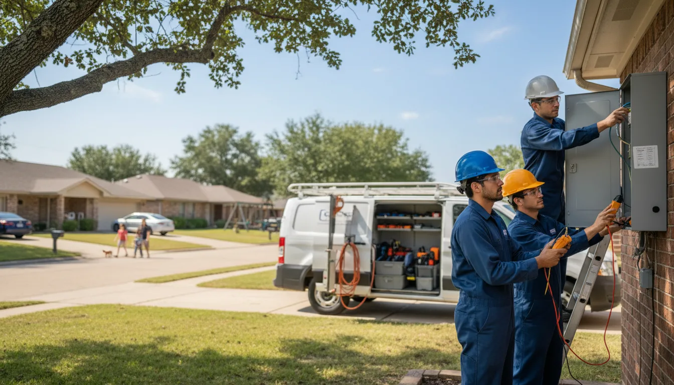 Certified electrician providing emergency electrical services in Butterfield, MO